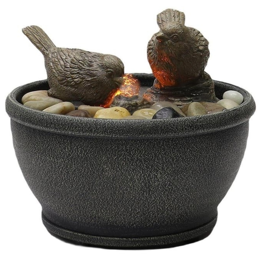 Indoor Tabletop Bird FOUNTAIN Battery and USB Operated.